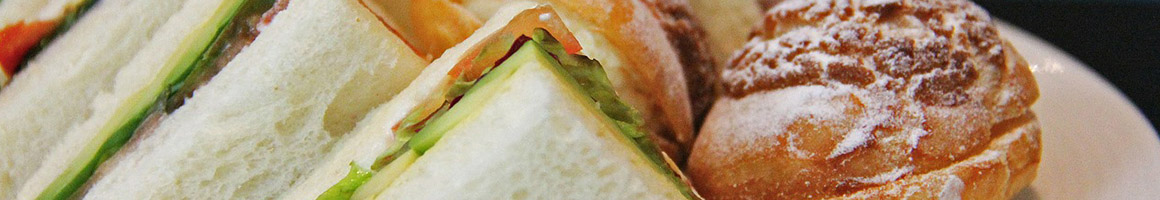 Eating Deli Sandwich at Langer's Delicatessen-Restaurant restaurant in Los Angeles, CA.